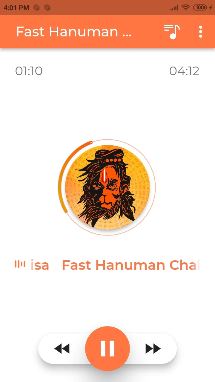 Fast Hanuman Chalisa Player